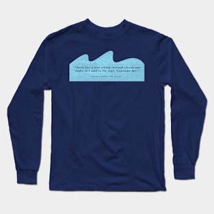 Star riding through clouds- Virginia Woolf Long Sleeve T-Shirt